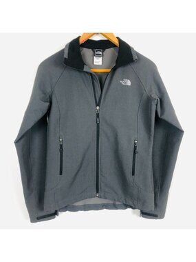 The North Face TNF Womens FlashDry Jacket Sz Small Full-Zip Gray